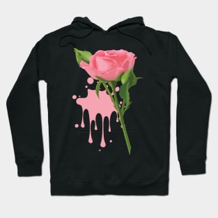 Pink Rose Hoodie